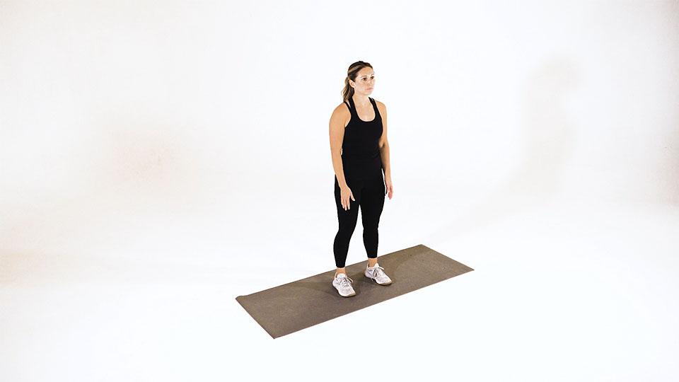 Upper Back Stretch Demonstration