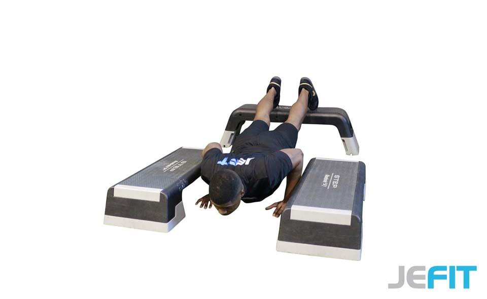 Incline Push-Up Depth Jump Demonstration