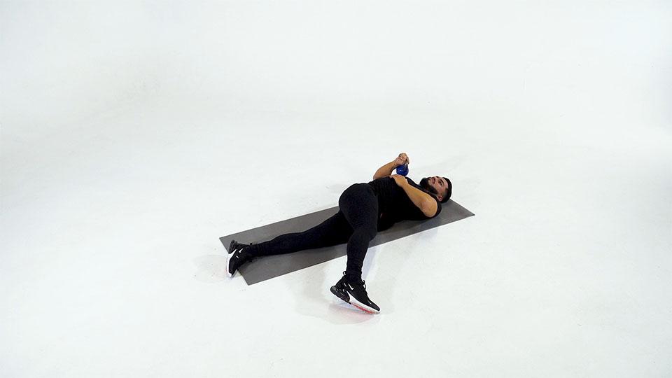Kettlebell Floor Press Demonstration