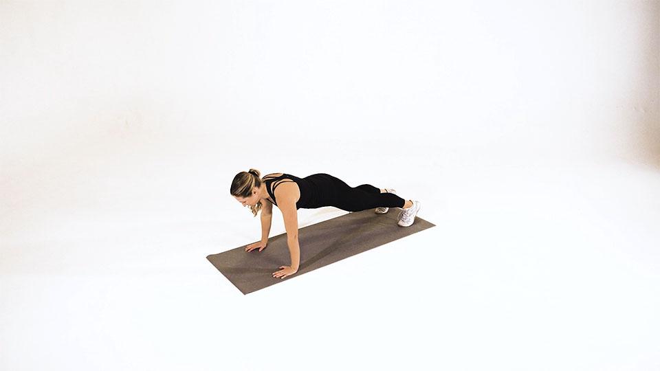 Push-Up to Side Plank Demonstration