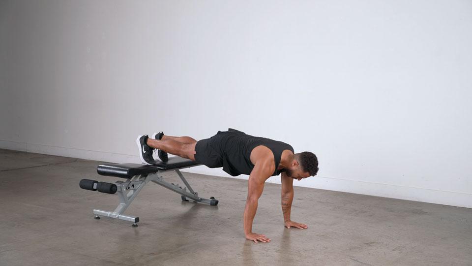 Elevated Push-Up Demonstration