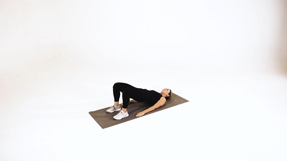 Single-Leg Glute Bridge Demonstration