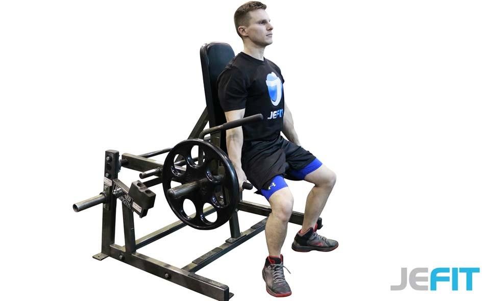 Leverage Machine Shrug Demonstration