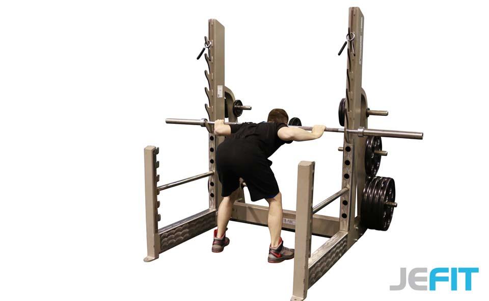 Barbell Pin-Off Good Morning Demonstration
