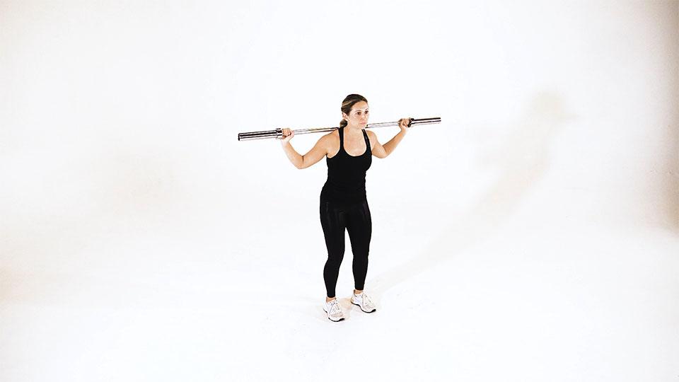Barbell Snatch Balance Demonstration