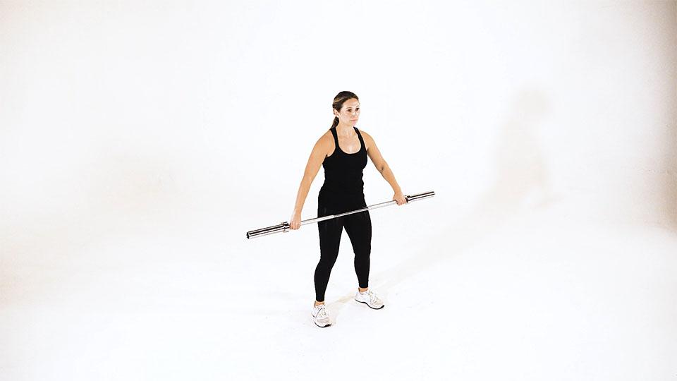 Barbell Power Snatch Demonstration