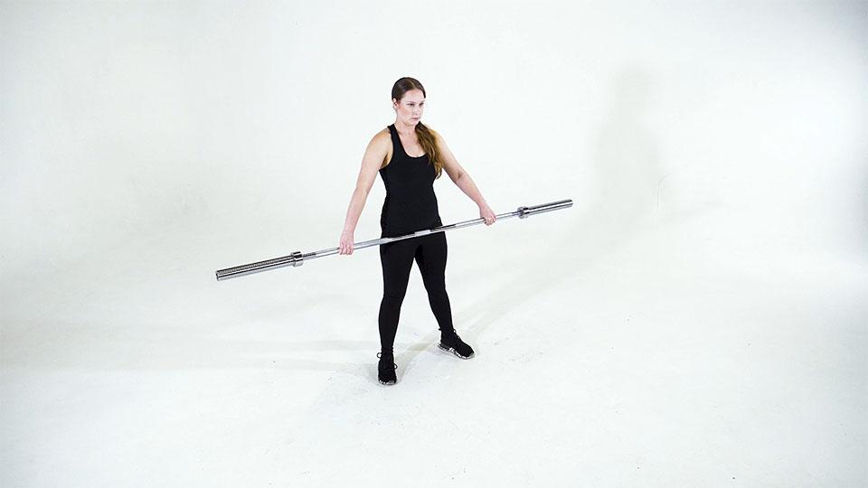Barbell Snatch Deadlift Demonstration