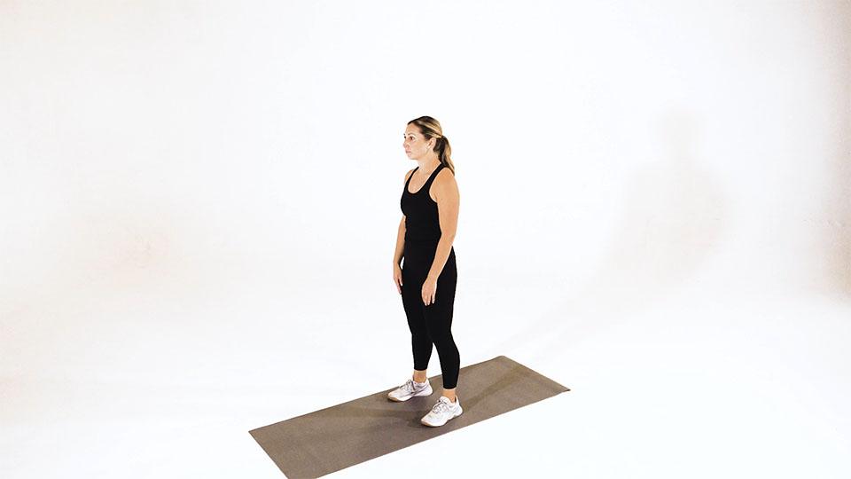 Toe Touch Stretch Demonstration