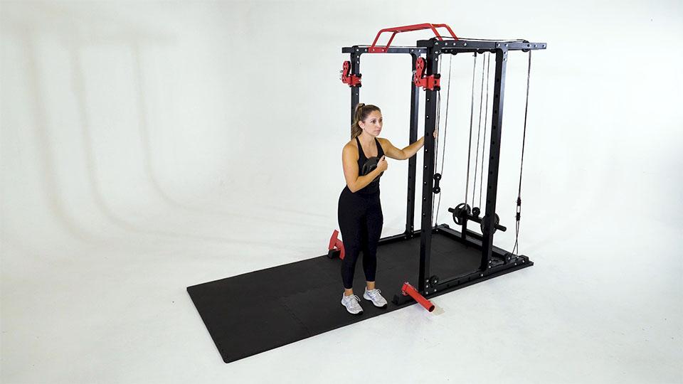 Weight Plate Sissy Squat Demonstration