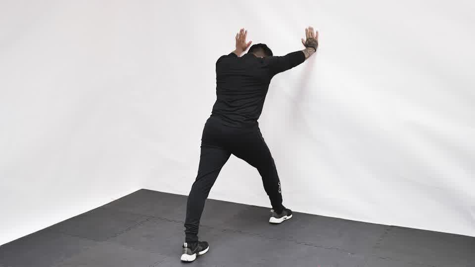 Wall Calf Stretch  Demonstration