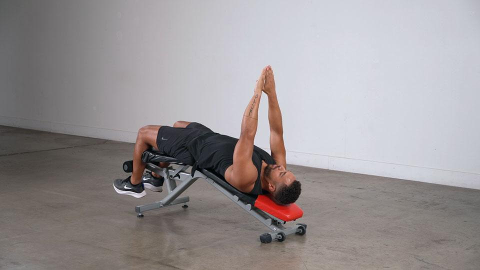 Decline Bench Ab Reach Demonstration