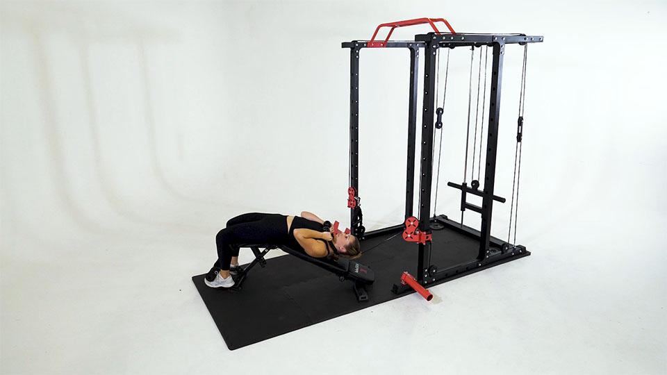 Decline Bench Cable Crunch Demonstration