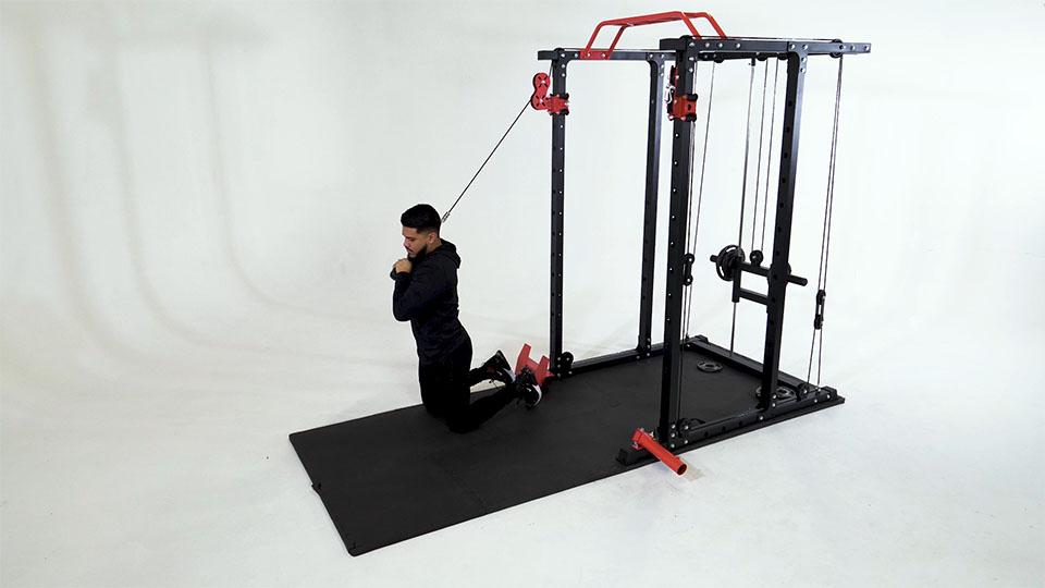 Cable Rotational Crunch (Kneeling) Demonstration
