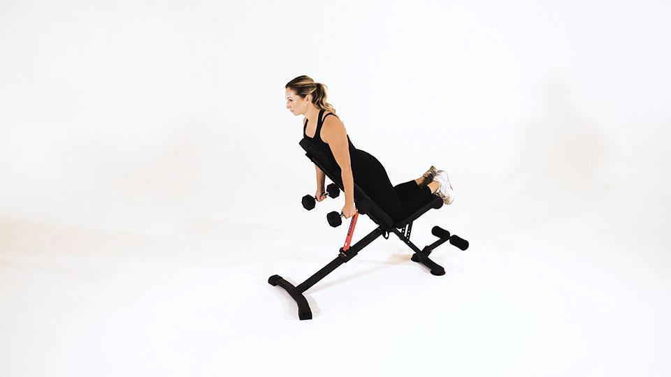 Dumbbell Incline Hammer Curl (Prone) Demonstration