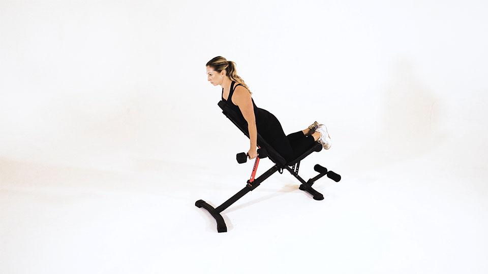 Dumbbell One-Arm Hammer Curl (Prone) Demonstration