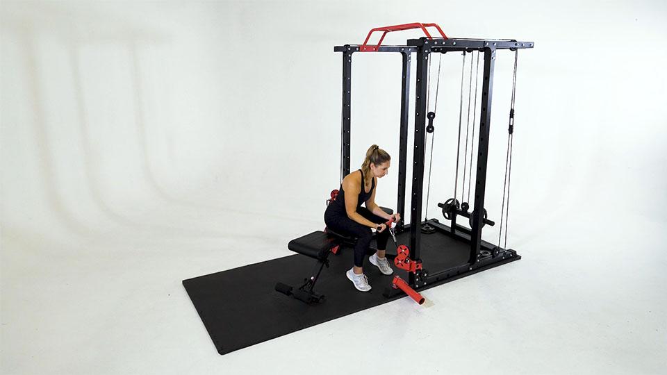 Cable Seated Curl Demonstration