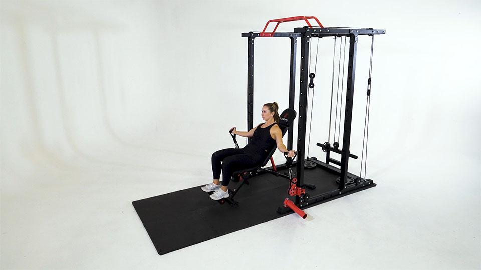 Cable Incline Bicep Curl  Demonstration