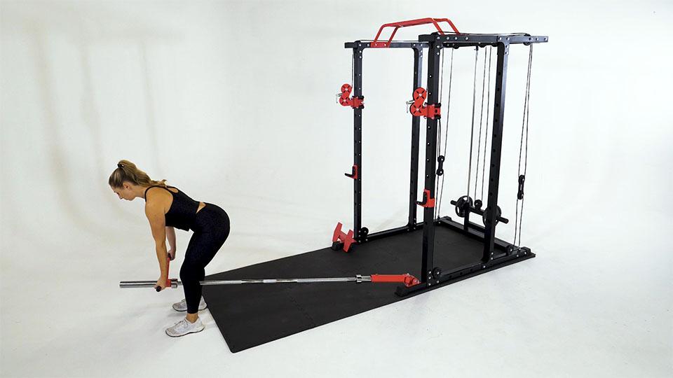 Machine Landmine Row (Reverse Grip) Demonstration