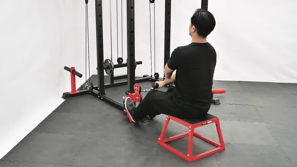 Cable Rope Seated Crossover Row Demonstration