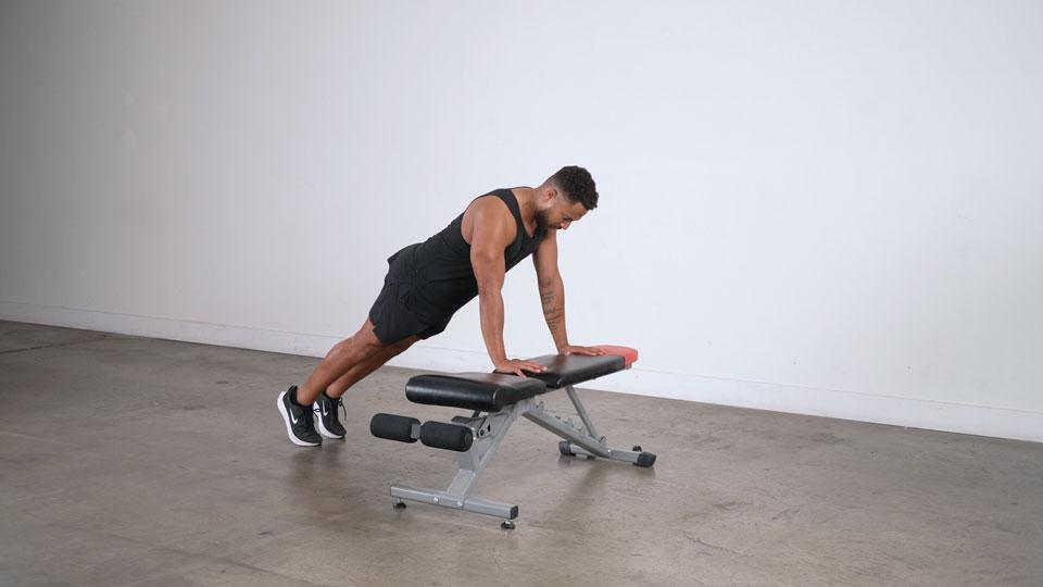 Bench Push-Up Demonstration