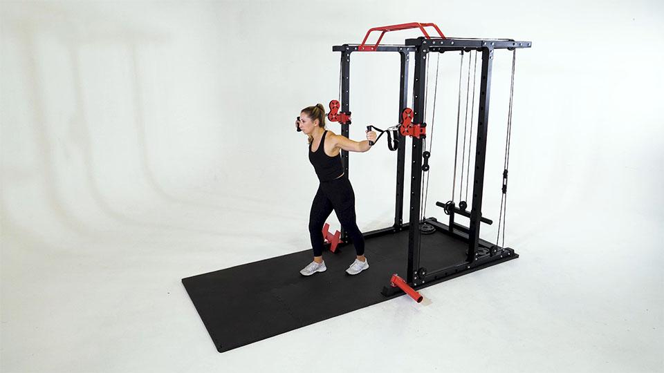 Cable Upper Chest Crossover Demonstration