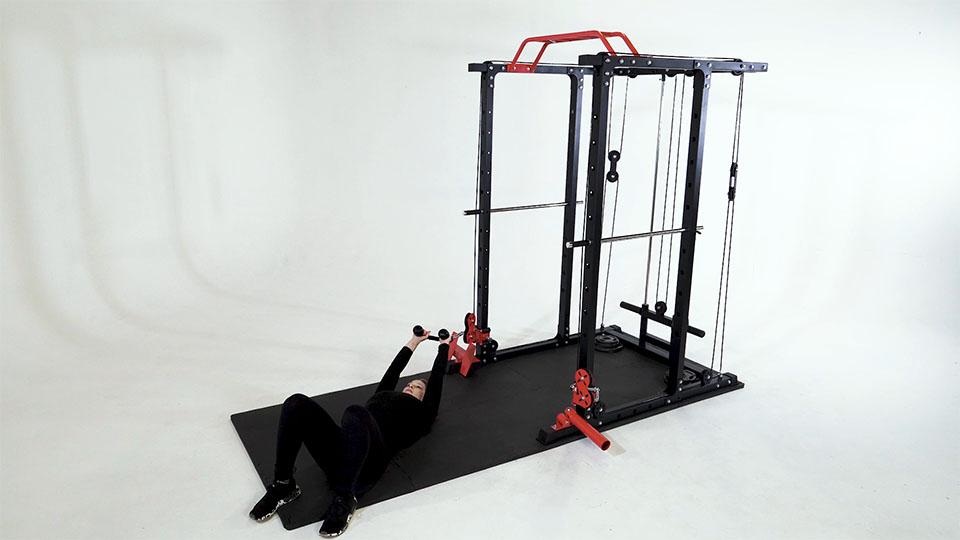 Cable Rope Pullover (Supine) Demonstration
