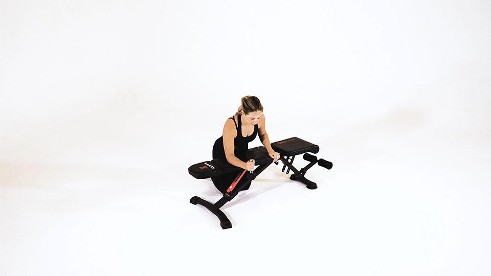 Dumbbell One-Arm Wrist Curl Over Bench (Neutral) Demonstration