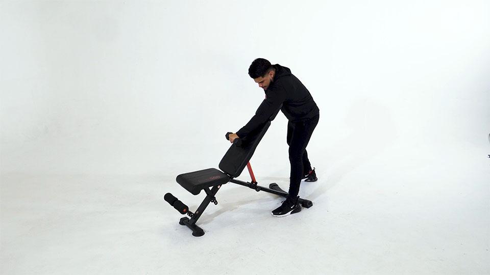 Dumbbell One-Arm Reverse Preacher Curl Demonstration