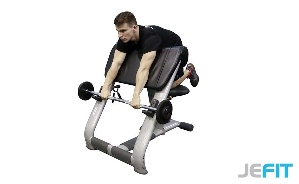 Barbell Preacher Curl (Overhand) Demonstration