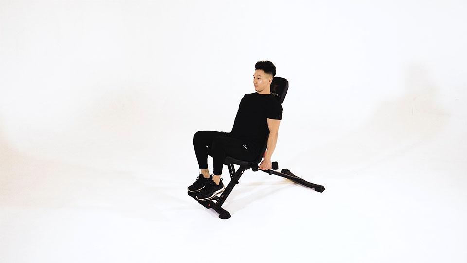 Dumbbell One-Arm Front Raise  Demonstration