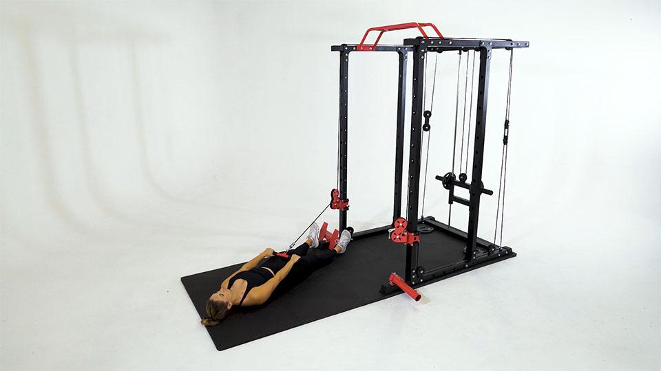 Cable Shrug (Supine) Demonstration