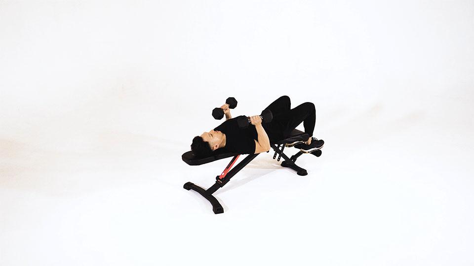 Dumbbell Press (Close Grip) Demonstration