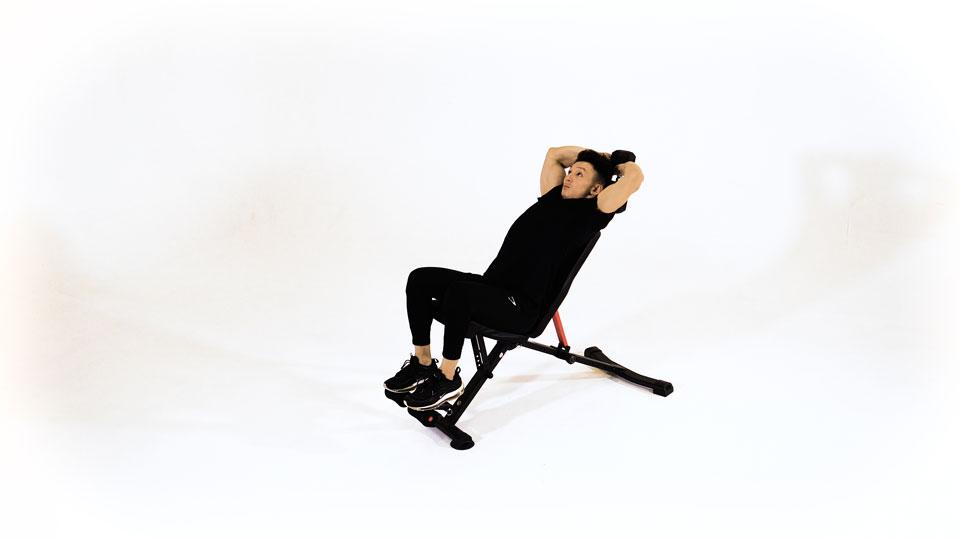 Dumbbell Incline Tricep Extension Demonstration