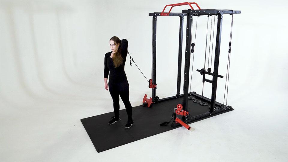 Cable One-Arm Tricep Extension Demonstration