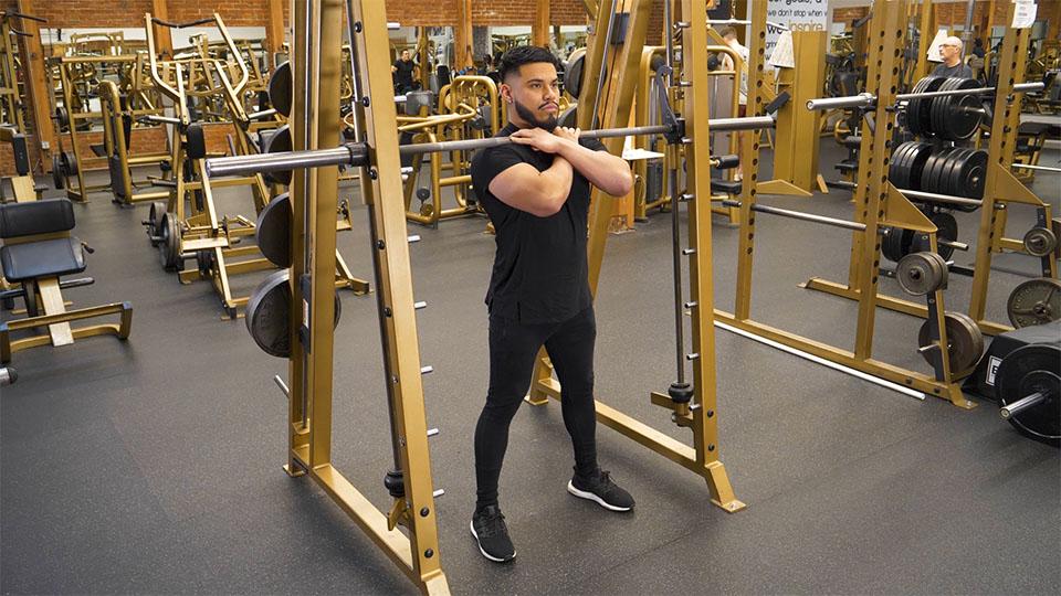 Smith Machine Front Squat Demonstration