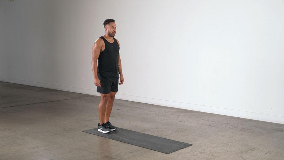 Bodyweight Walking Lunge Demonstration