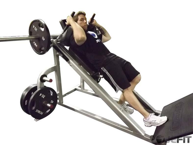 Hack Single-Leg Calf Raise Demonstration