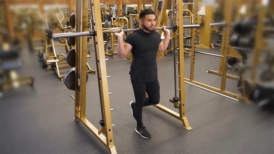 Smith Machine Single-Leg Calf Raise Demonstration