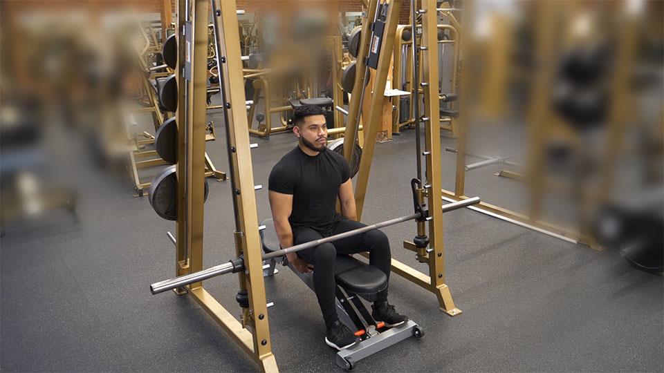 Smith Machine Toe Raise Demonstration
