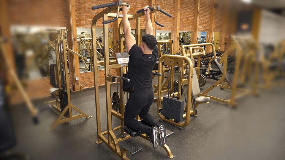 Machine Assisted Pull-Up (Hammer Grip) Demonstration