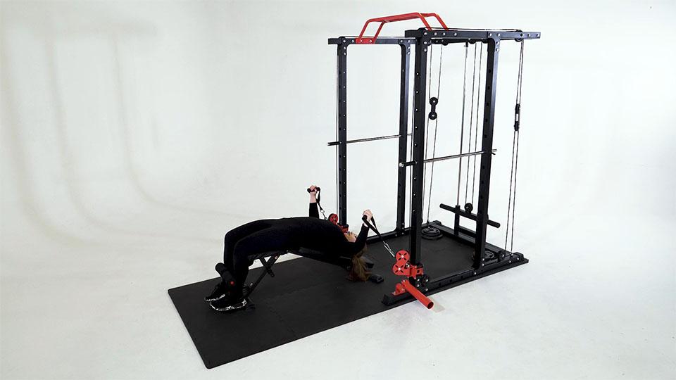 Cable Decline Chest Fly Demonstration