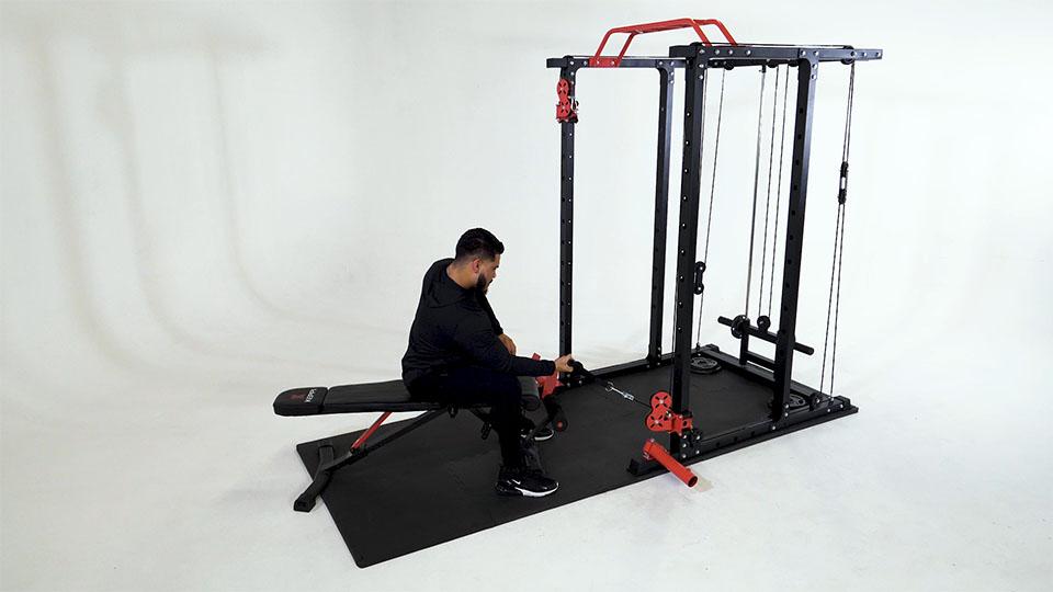 Cable One-Arm Concentration Curl Demonstration
