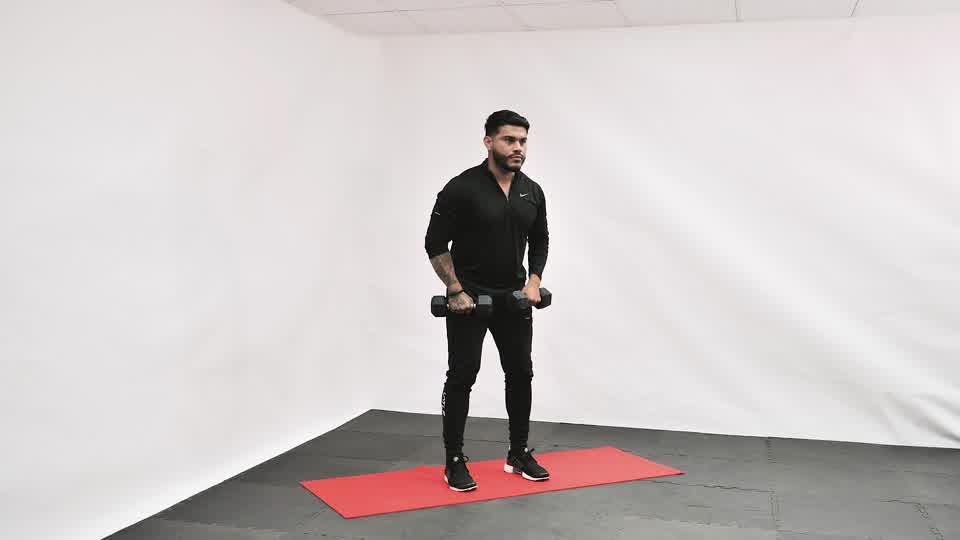 Dumbbell 3 Way Shoulder Raise Demonstration