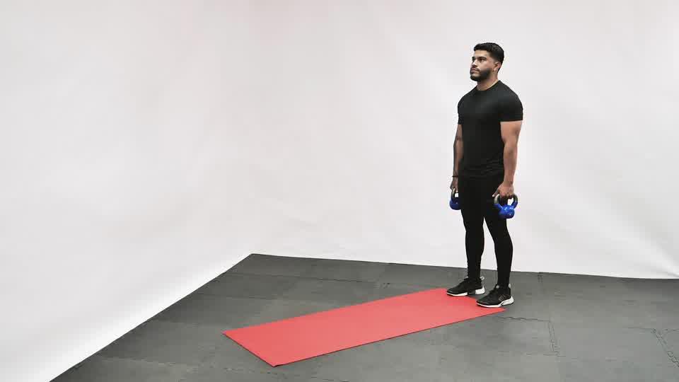 Kettlebell Farmer's Carry Demonstration