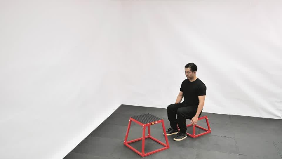 Seated Box Jumps Demonstration