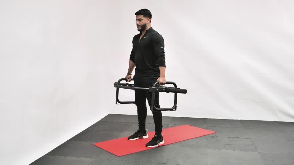 Trap Bar Squat Demonstration