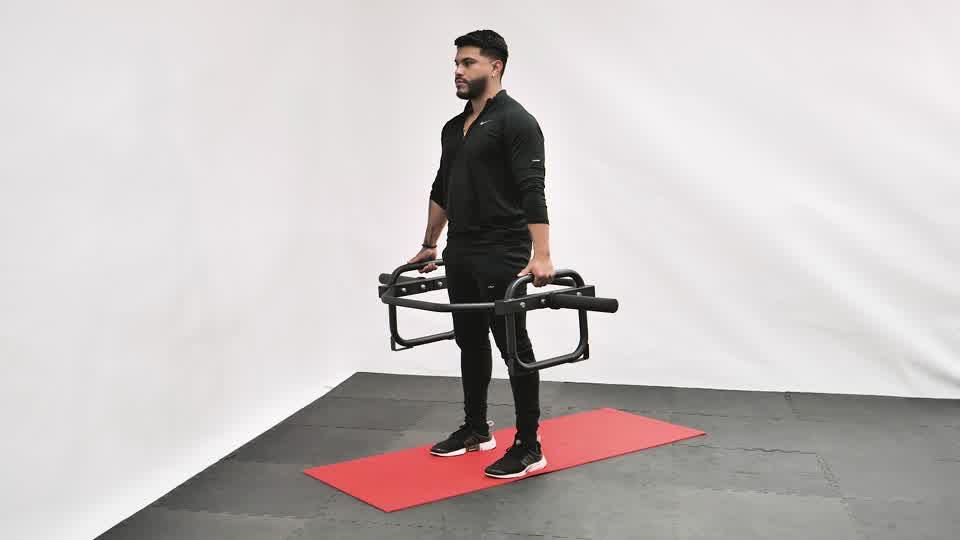 Trap Bar Shrugs Demonstration
