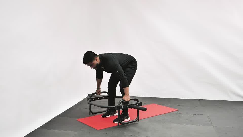 Trap Bar Bent-over Rows Demonstration