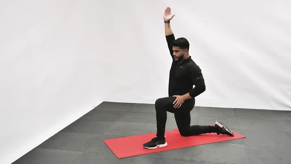 Half Kneeling Psoas Stretch Demonstration