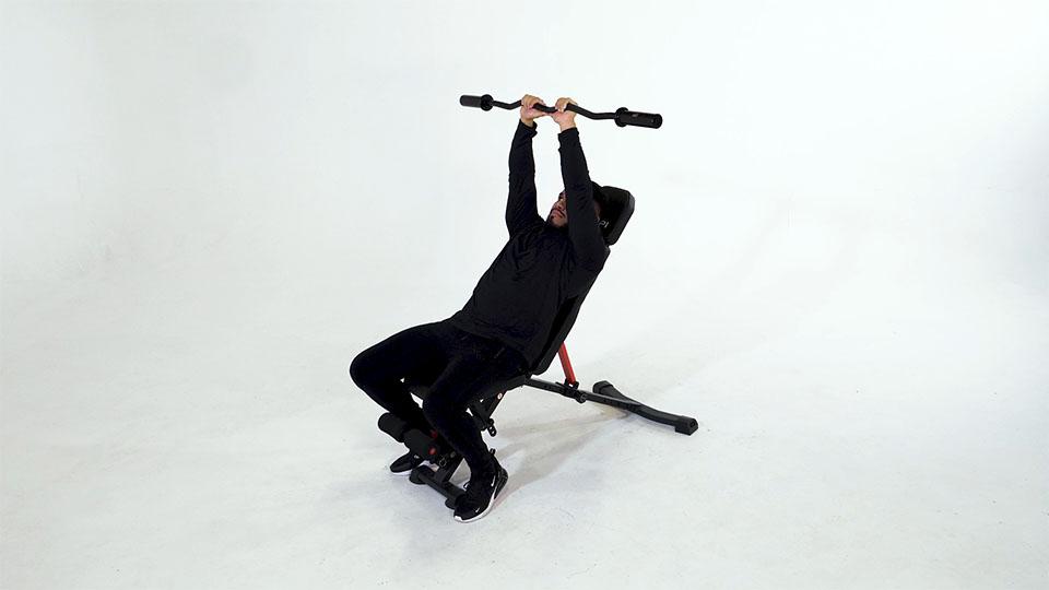 EZ Bar Incline Tricep Extension Demonstration